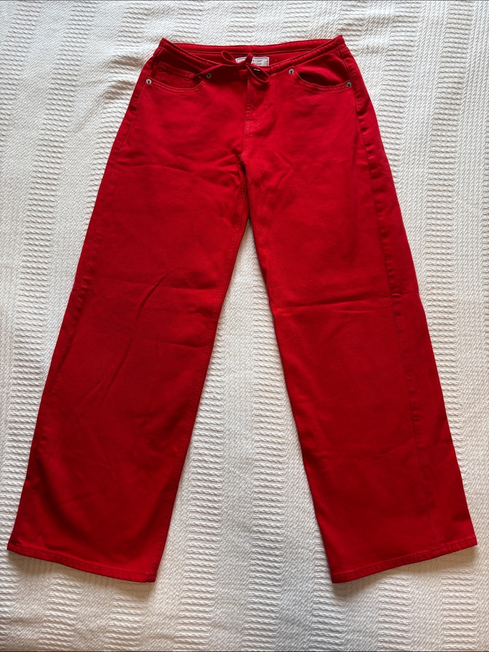 GAP Red Wide-Leg Women's Chinos -767sku